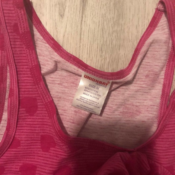 pink Heart print tank unionbay - Picture 3 of 3